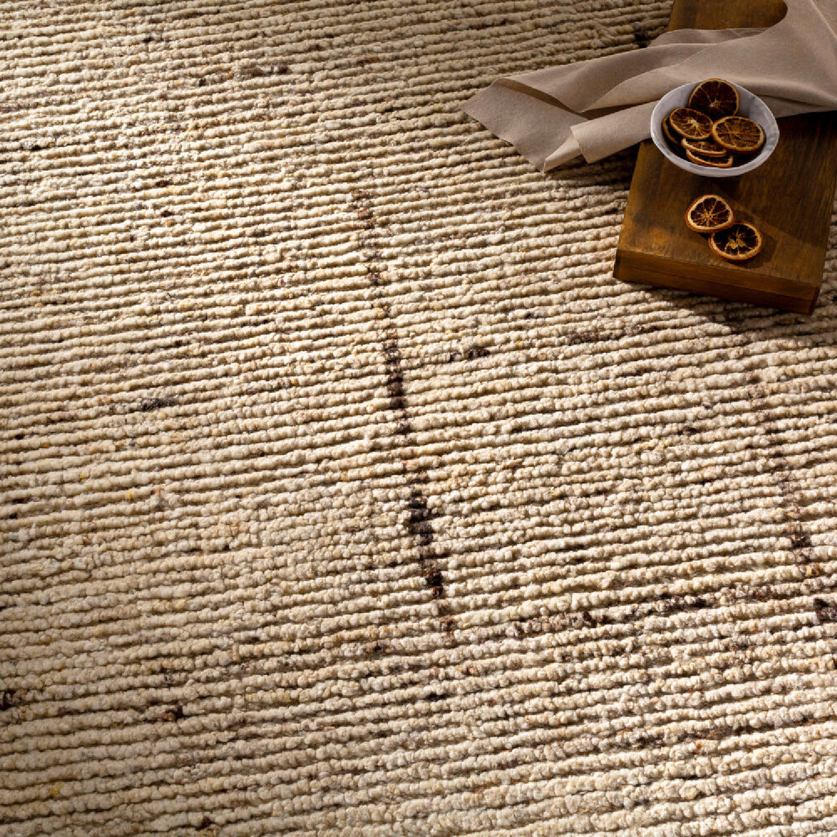Modern furniture - Cream Hand-Knotted Wool Carpet - www.oroa.com | Oroa.com