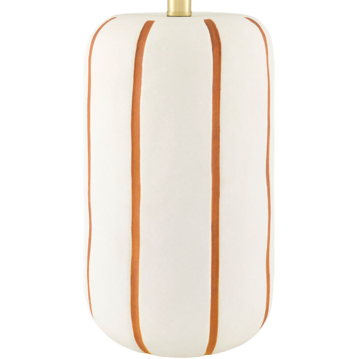 Modern European furniture - Line Painted Ceramic Table Lamp - www.oroa.com | Oroa.com