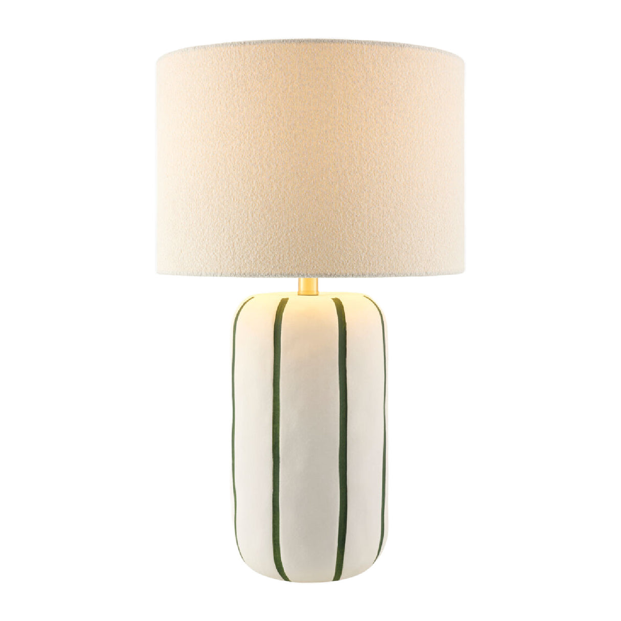 Modern European furniture - Line Painted Ceramic Table Lamp - www.oroa.com | Oroa.com