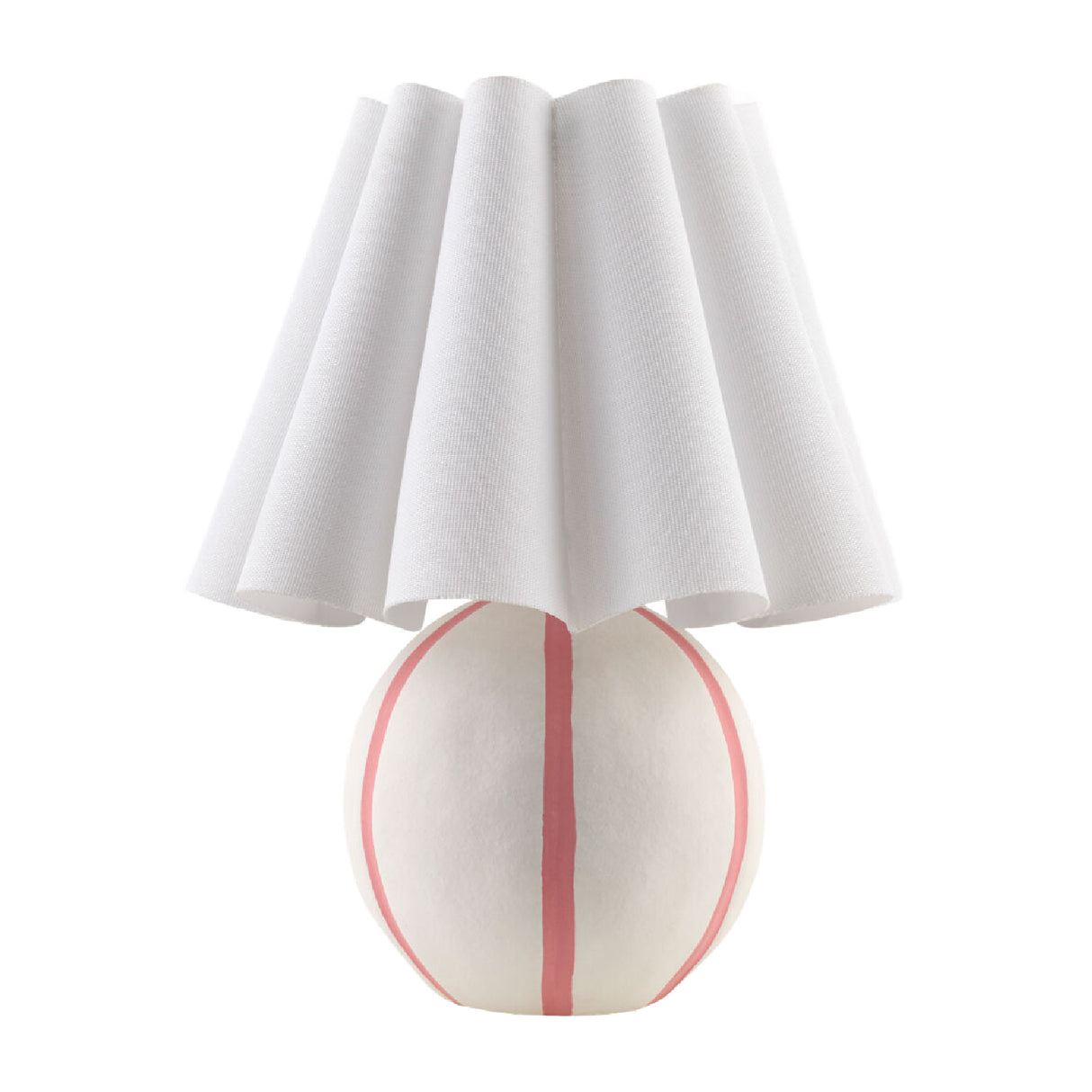 Modern European furniture - Lined Round Ceramic Table Lamp - www.oroa.com | Oroa.com