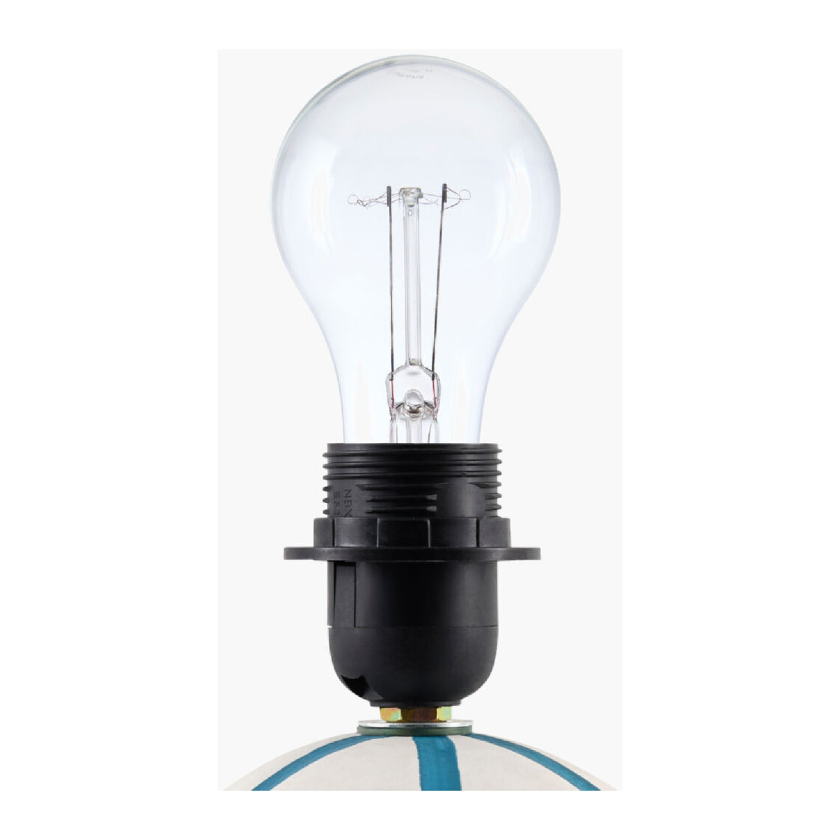 Modern European furniture - Lined Round Ceramic Table Lamp - www.oroa.com | Oroa.com
