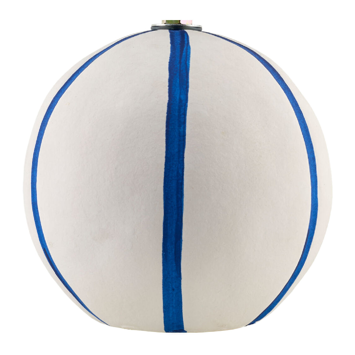 Modern European furniture - Lined Round Ceramic Table Lamp - www.oroa.com | Oroa.com