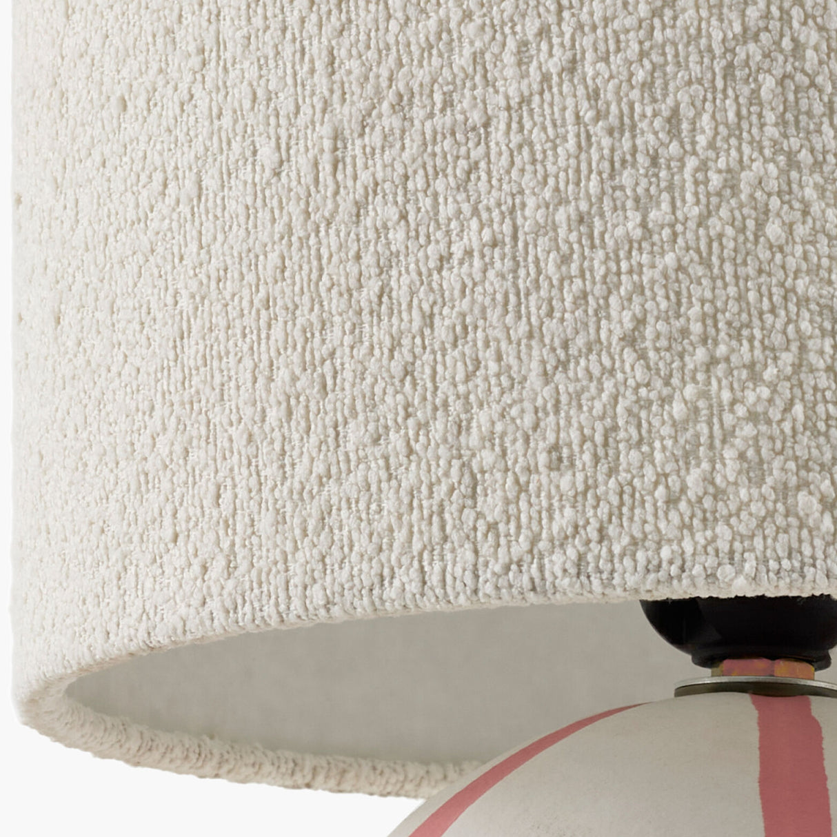 Modern European furniture - Round Lined Ceramic Table Lamp - www.oroa.com | Oroa.com