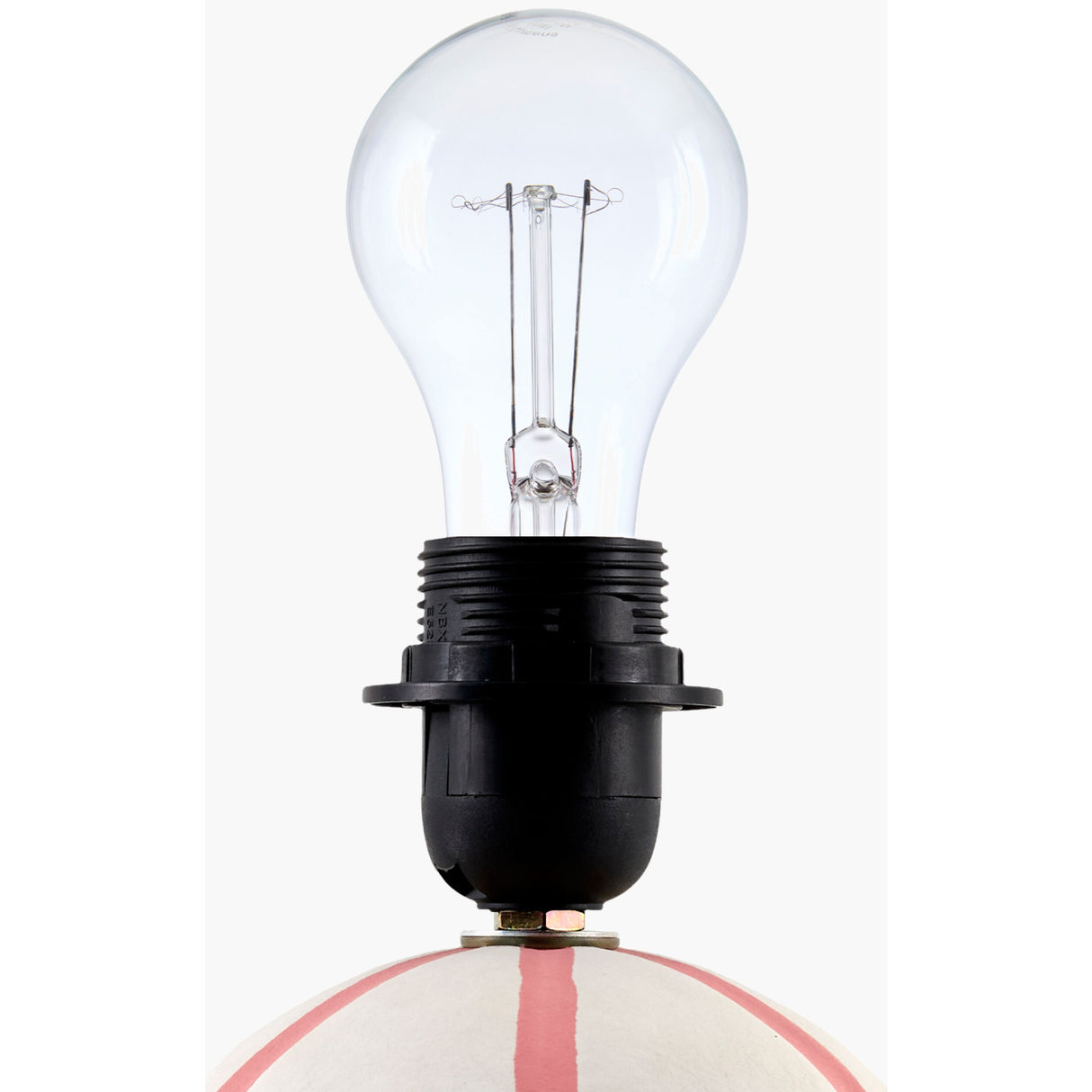 Modern European furniture - Round Lined Ceramic Table Lamp - www.oroa.com | Oroa.com