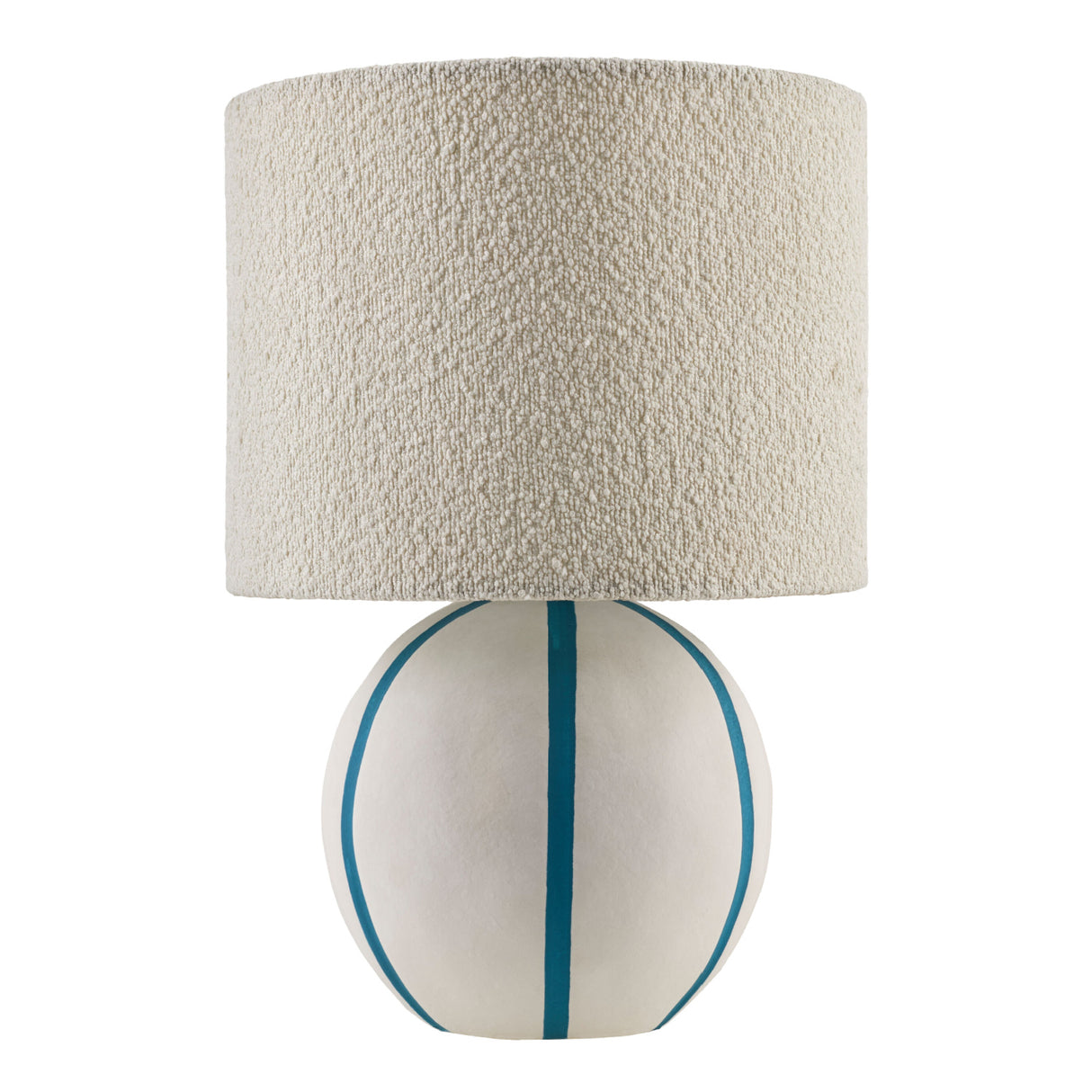 Modern European furniture - Round Lined Ceramic Table Lamp - www.oroa.com | Oroa.com