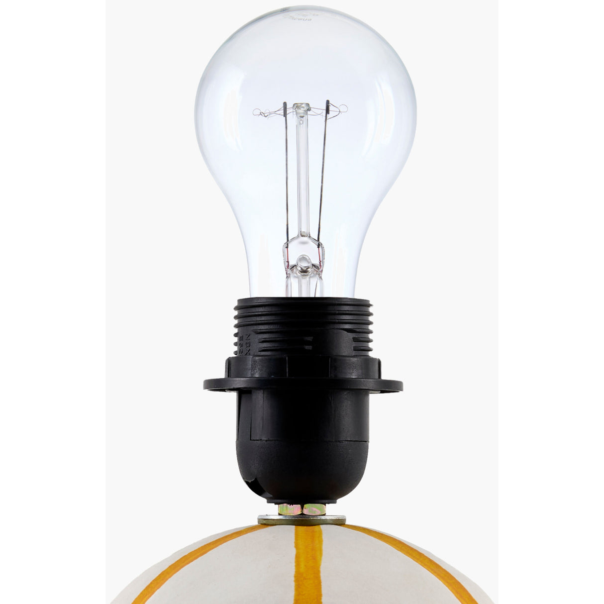 Modern European furniture - Round Lined Ceramic Table Lamp - www.oroa.com | Oroa.com
