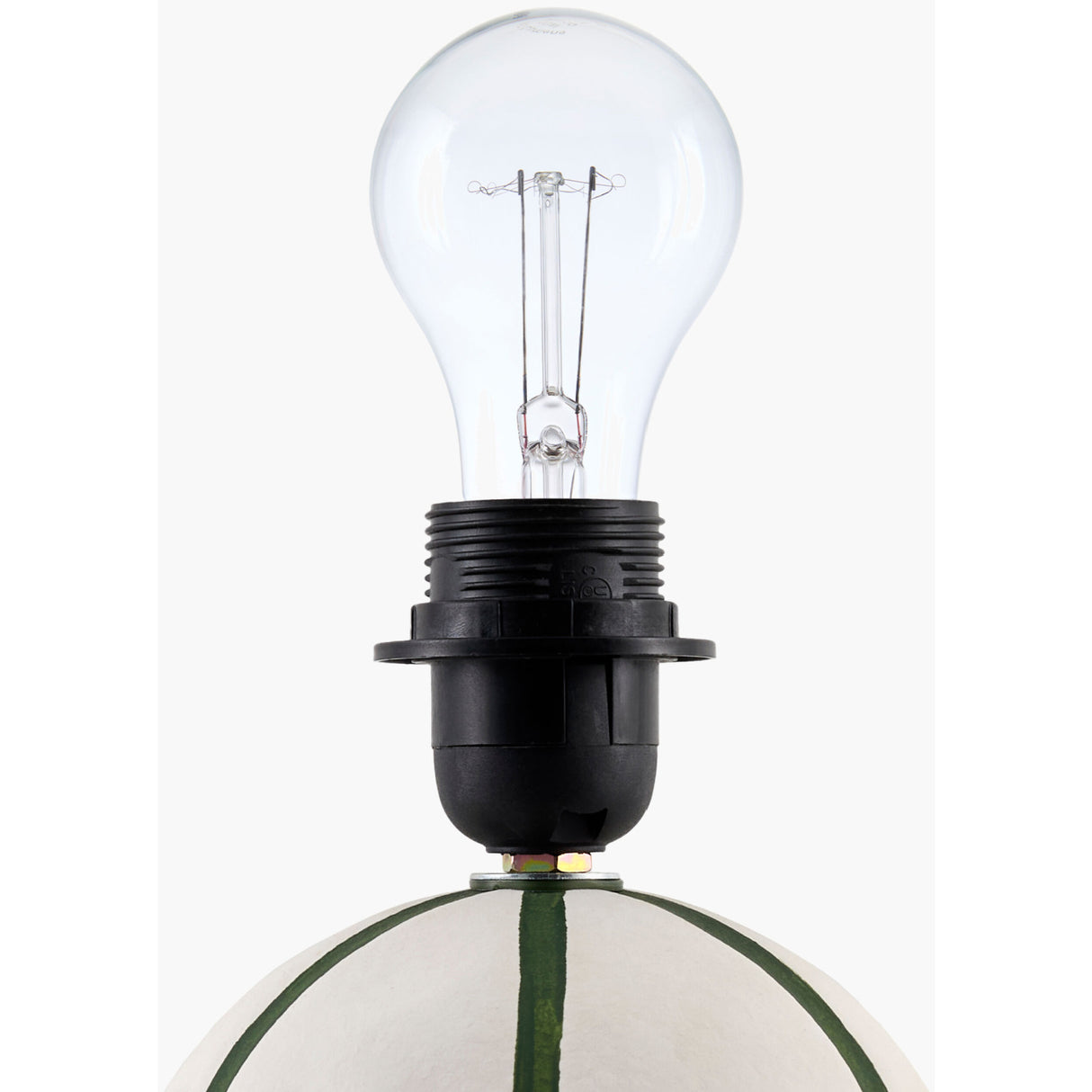 Modern European furniture - Round Lined Ceramic Table Lamp - www.oroa.com | Oroa.com