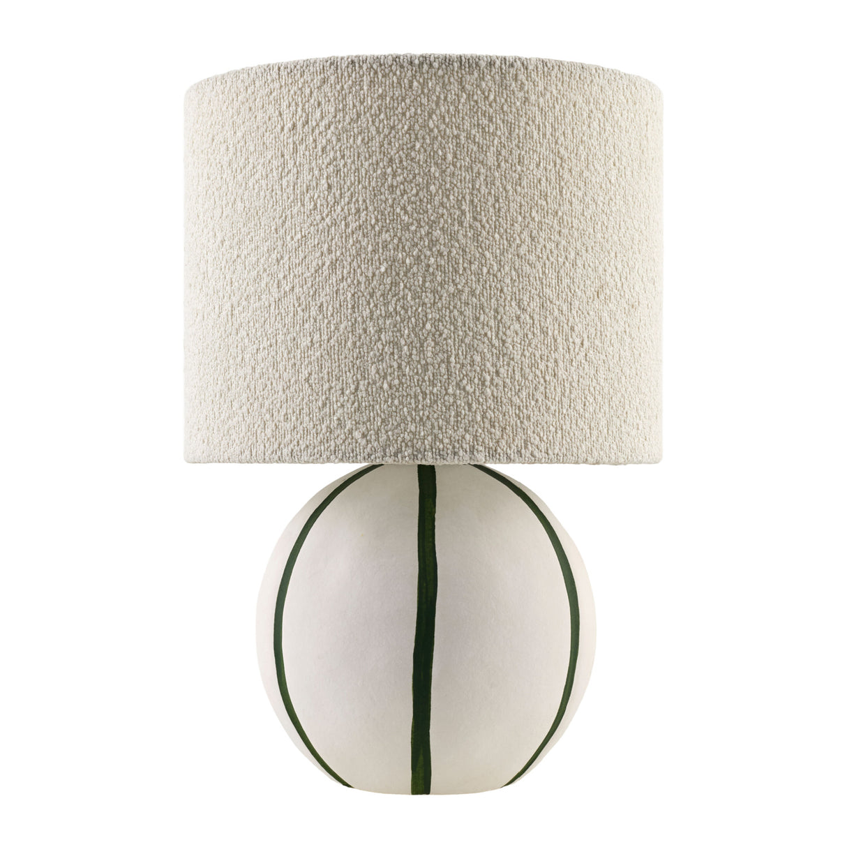 Modern European furniture - Round Lined Ceramic Table Lamp - www.oroa.com | Oroa.com