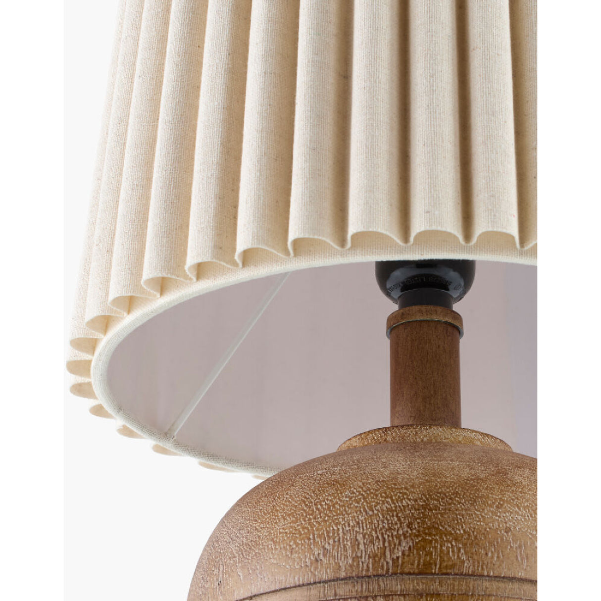 Modern European furniture - Fluted Linen Table Lamp Set (2) - www.oroa.com | Oroa.com