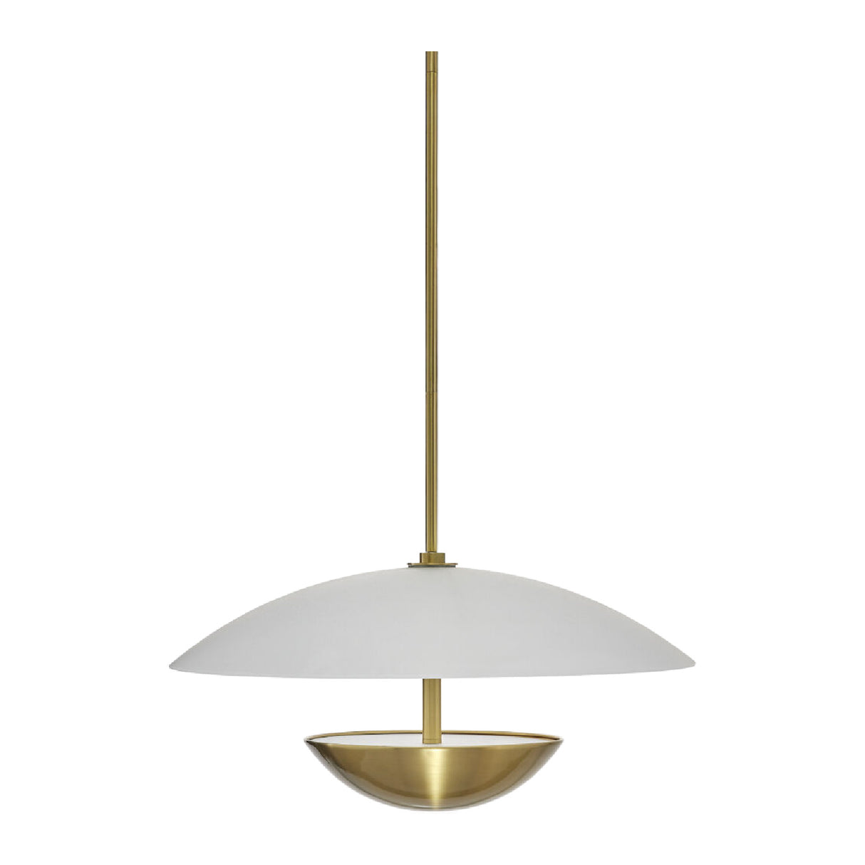 Modern European furniture - White Glass Semi-Dome Pendant Lamp - www.oroa.com | Oroa.com