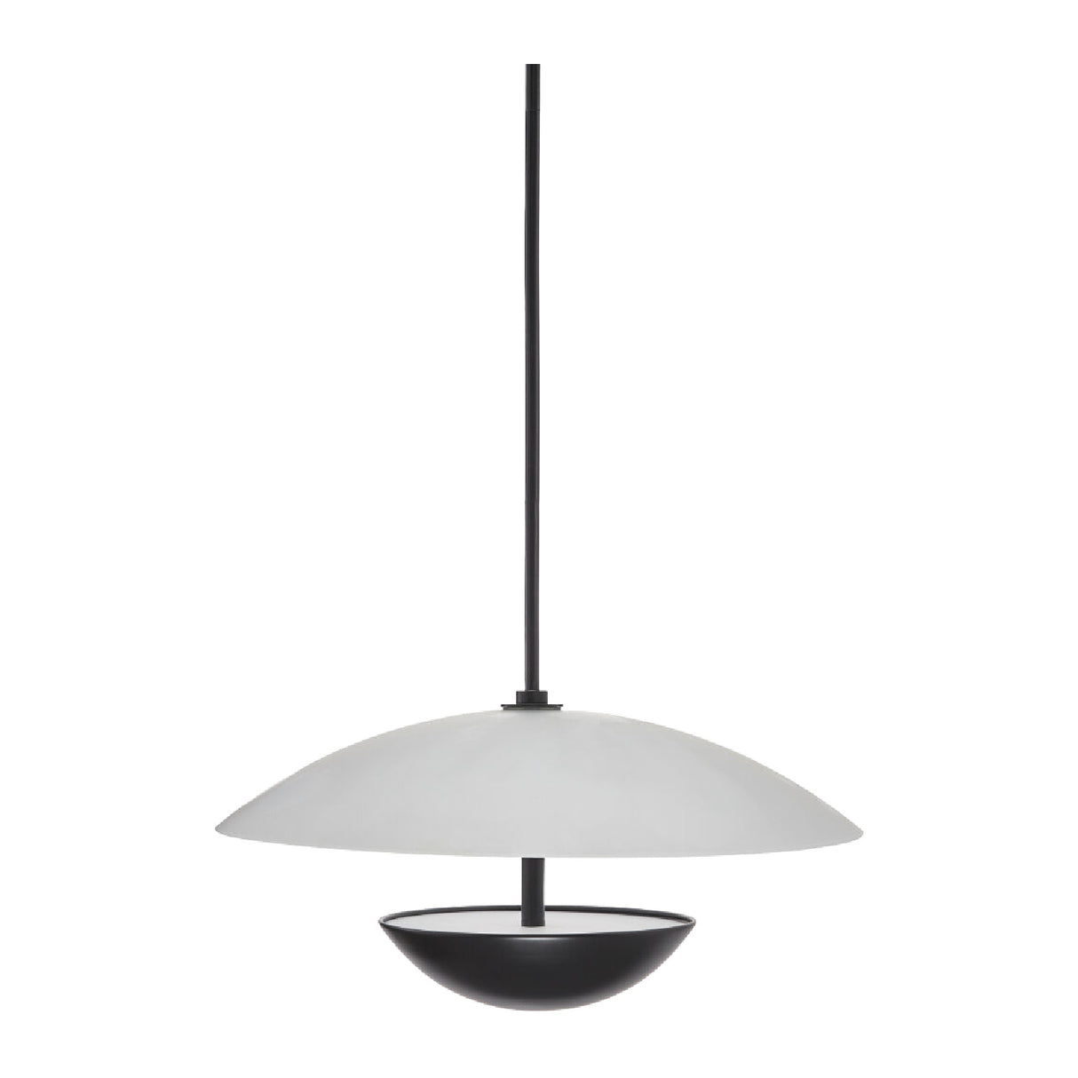 Modern European furniture - White Glass Semi-Dome Pendant Lamp - www.oroa.com | Oroa.com