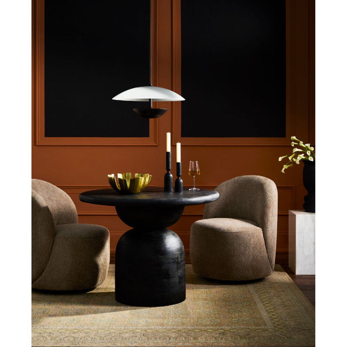 Modern European furniture - White Glass Semi-Dome Pendant Lamp - www.oroa.com | Oroa.com