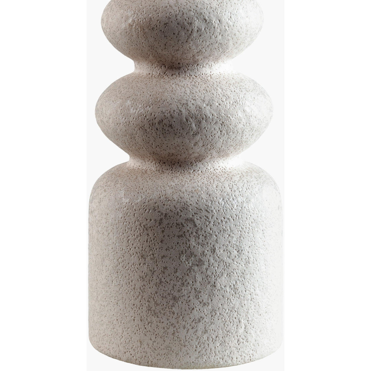 Modern European furniture - White Ceramic Layered Vase - www.oroa.com | Oroa.com