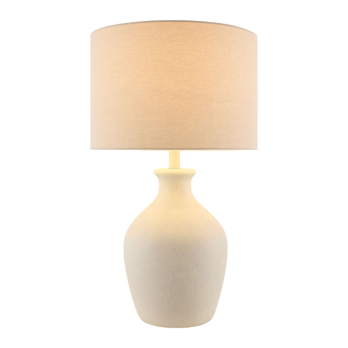 Modern European furniture - Linen Drum Shade Table Lamp - www.oroa.com | Oroa.com