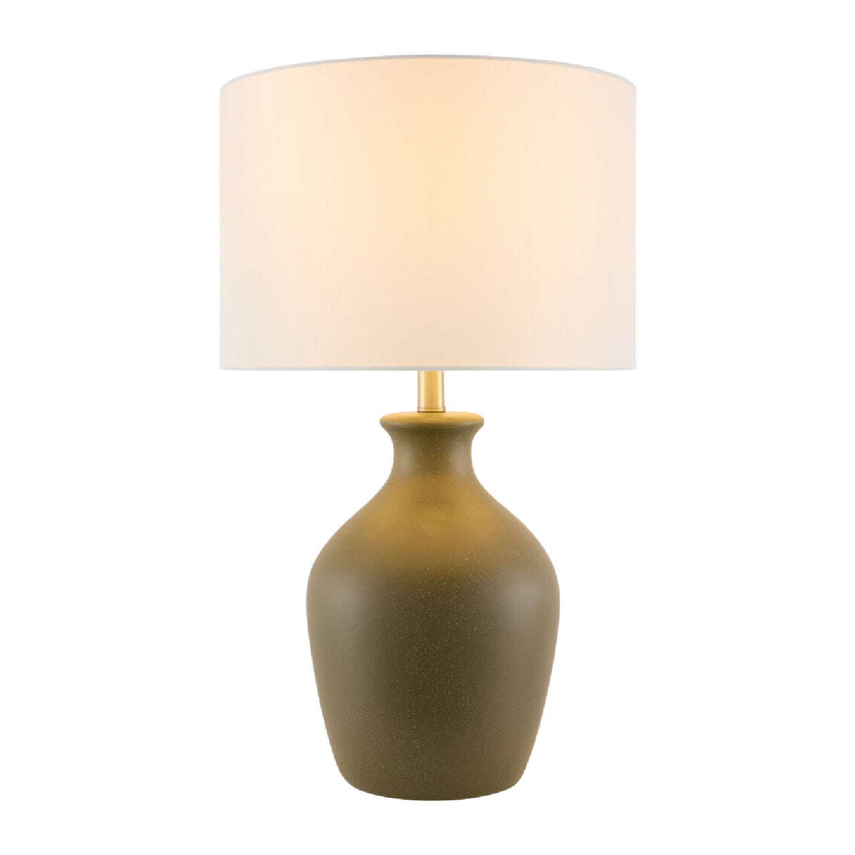 Modern European furniture - Linen Drum Shade Table Lamp - www.oroa.com | Oroa.com