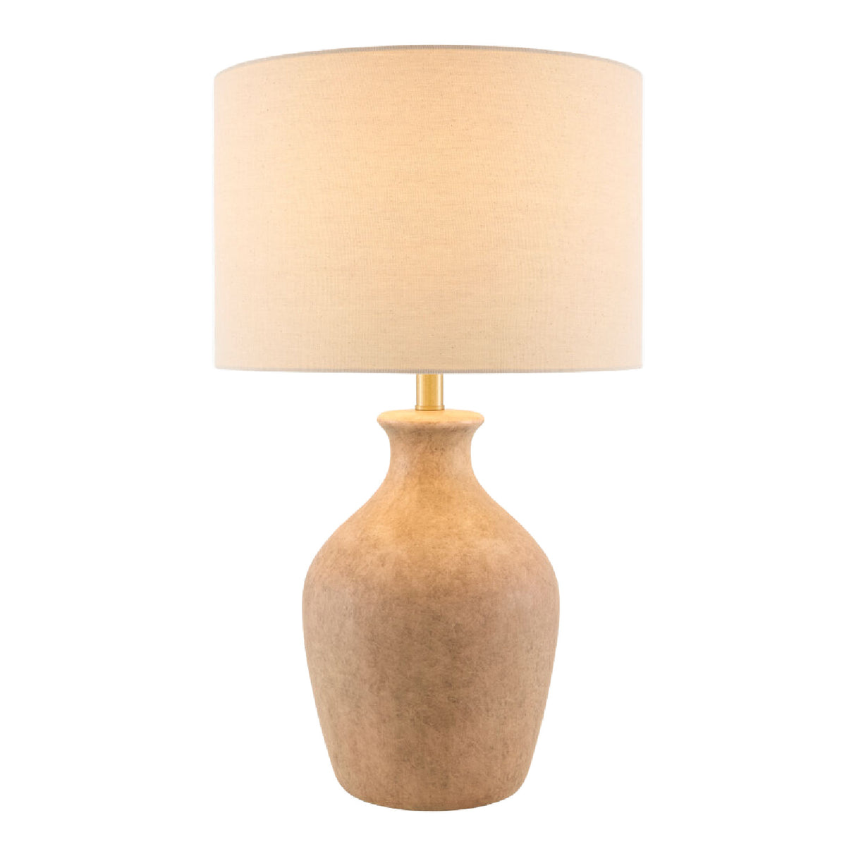 Modern European furniture - Linen Drum Shade Table Lamp - www.oroa.com | Oroa.com