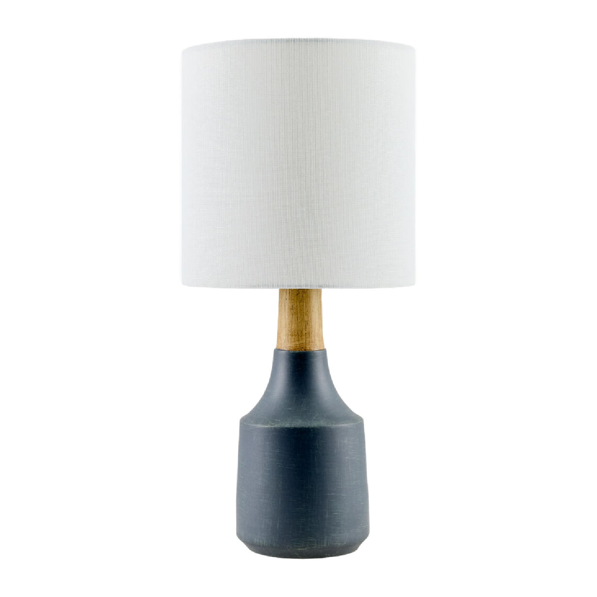 Modern European furniture - Drum Linen Shade Table Lamp - www.oroa.com | Oroa.com