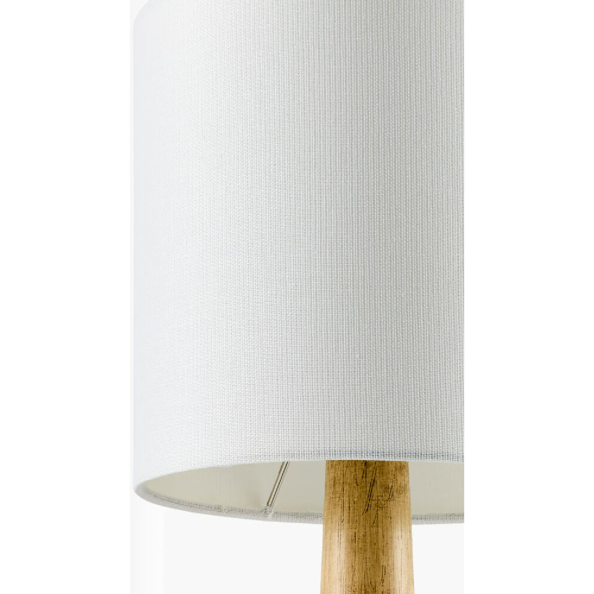 Modern European furniture - Drum Linen Shade Table Lamp - www.oroa.com | Oroa.com