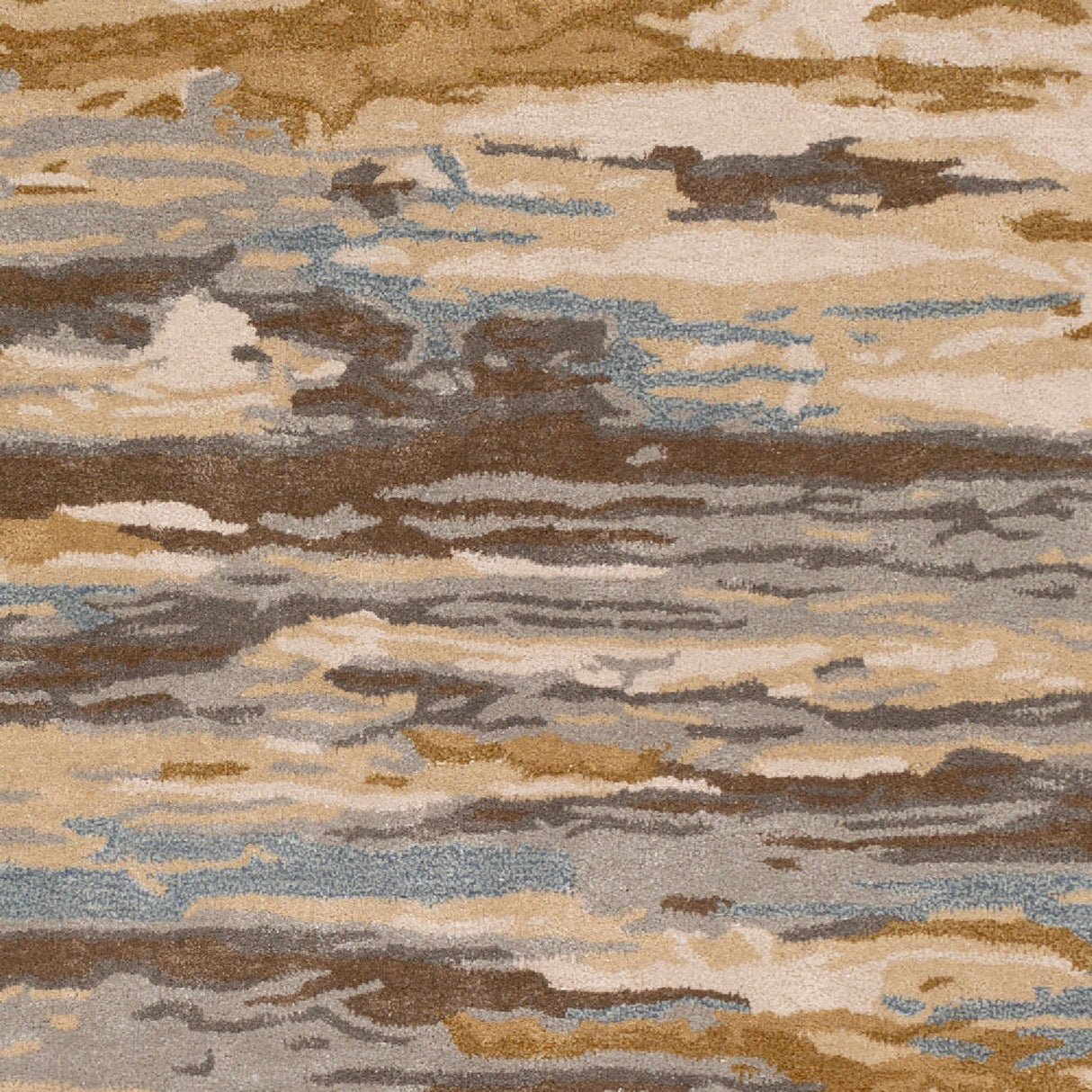 Modern European furniture - Multicolored Viscose Wool Blend Carpet - www.oroa.com | Oroa.com