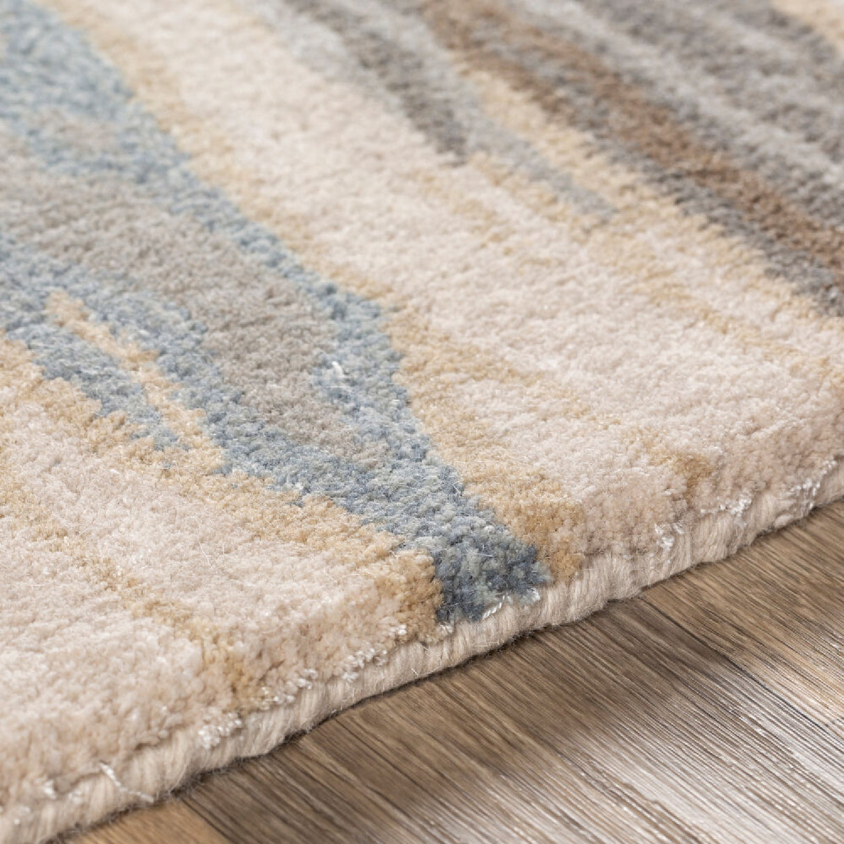 Modern European furniture - Multicolored Viscose Wool Blend Carpet - www.oroa.com | Oroa.com