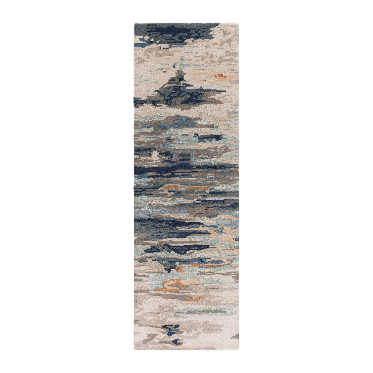Modern European furniture - Multicolored Viscose Wool Table Runner - www.oroa.com | Oroa.com