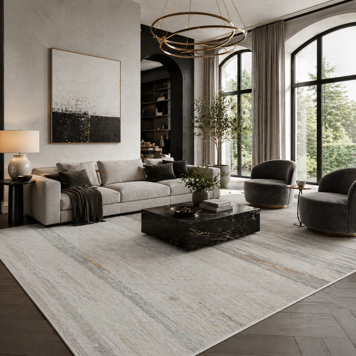 Modern European furniture - Viscose Wool Blend Carpet - www.oroa.com | Oroa.com