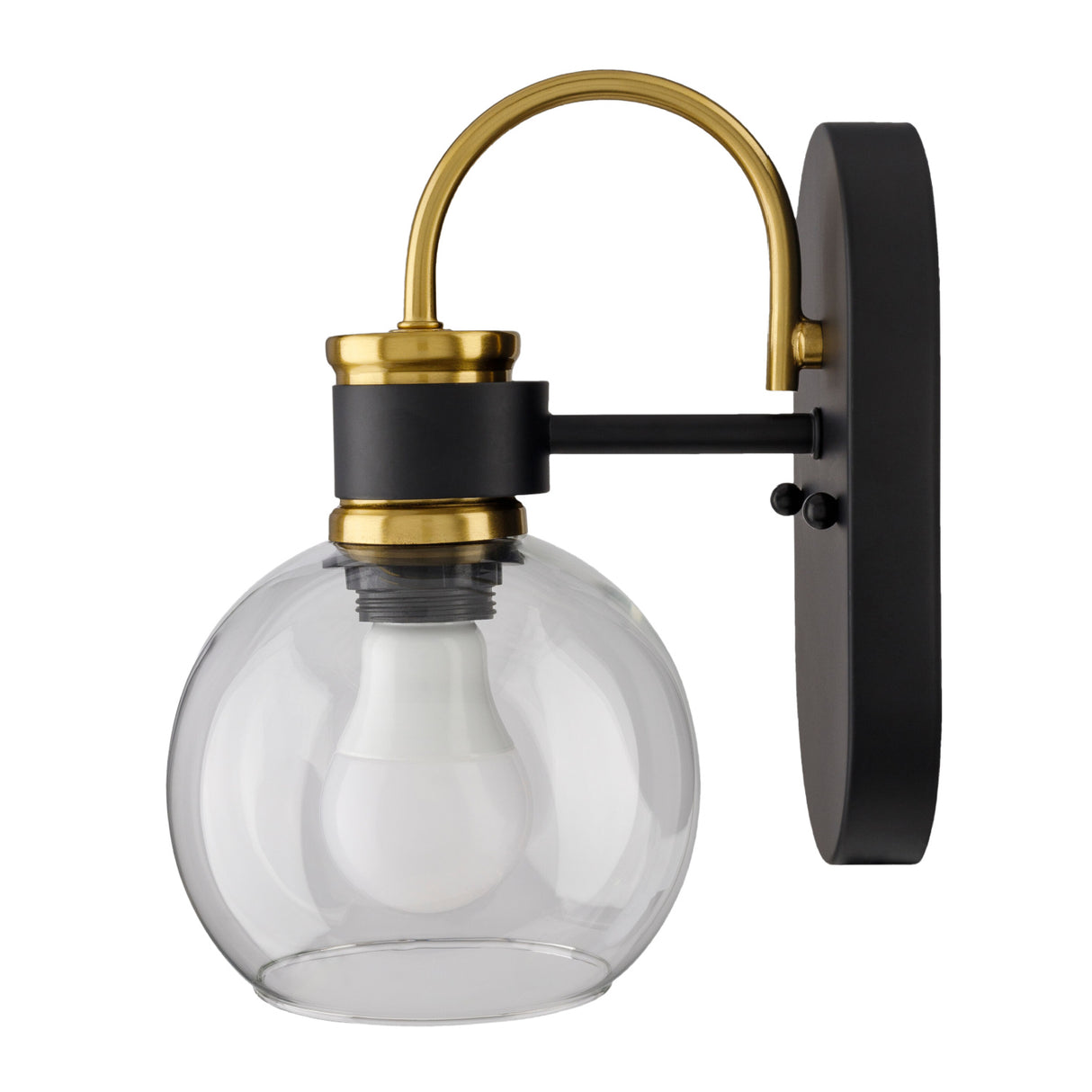 Modern European furniture - Industrial Style Glass Wall Lamp - www.oroa.com | Oroa.com
