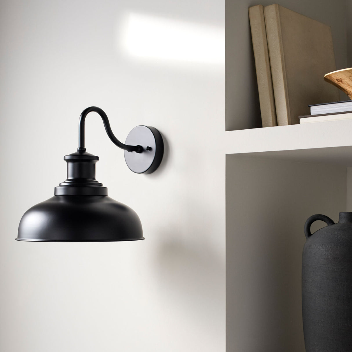 Modern European furniture - Black Metal Wall Lamp - www.oroa.com | Oroa.com