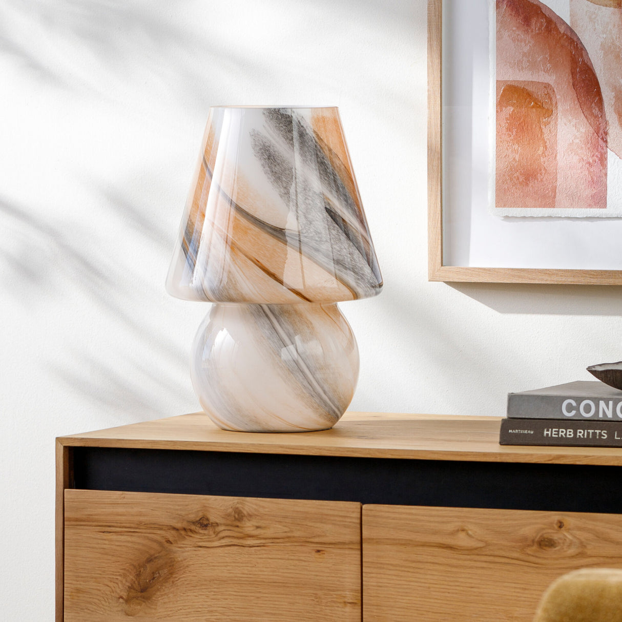 Modern European furniture - Glass Accent Table Lamp - www.oroa.com | Oroa.com