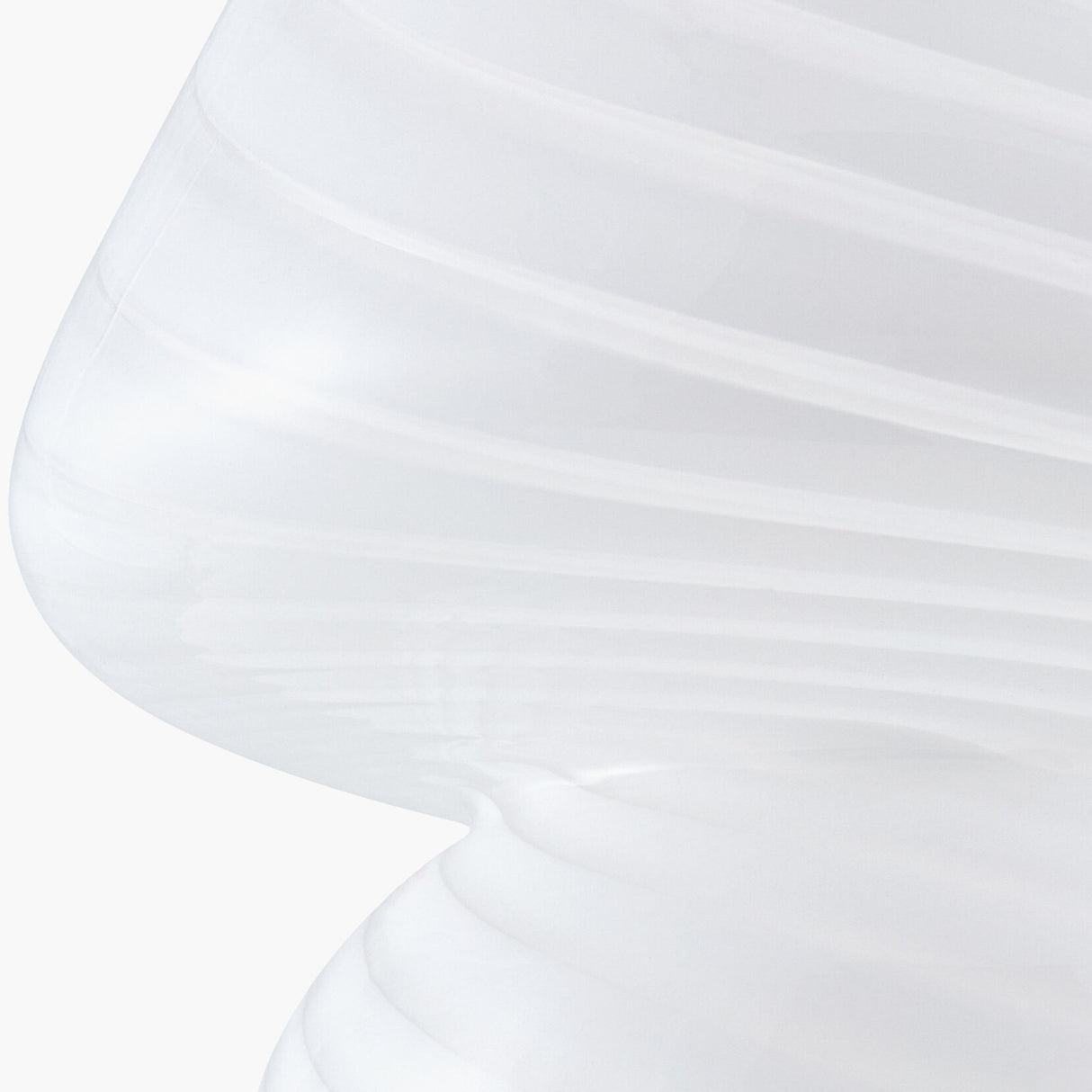 Modern European furniture - Painted White Glass Table Lamp - www.oroa.com | Oroa.com