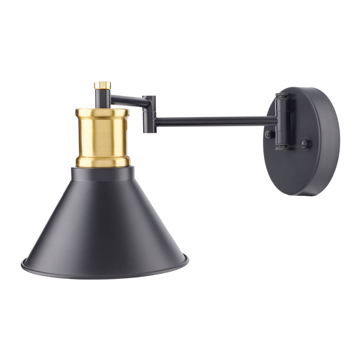 Modern European furniture - Black Metal Conical Wall Lamp - www.oroa.com | Oroa.com