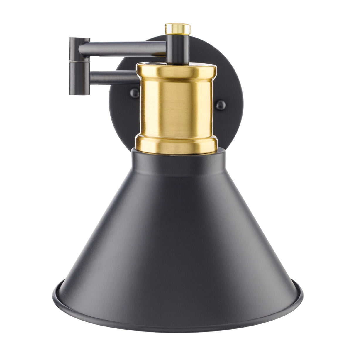 Modern European furniture - Black Metal Conical Wall Lamp - www.oroa.com | Oroa.com