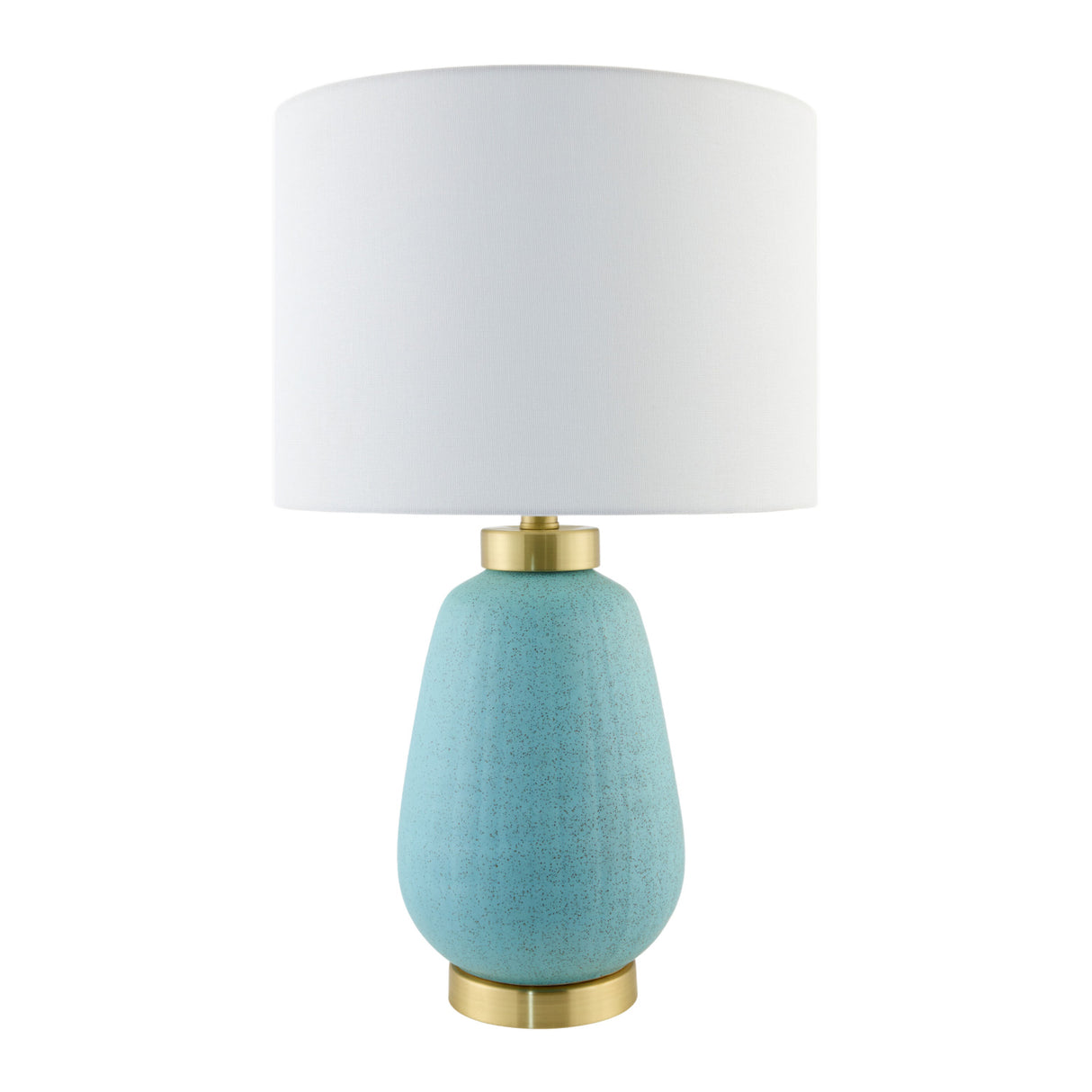 Modern European furniture - Glazed Teal Ceramic Table Lamp - www.oroa.com | Oroa.com
