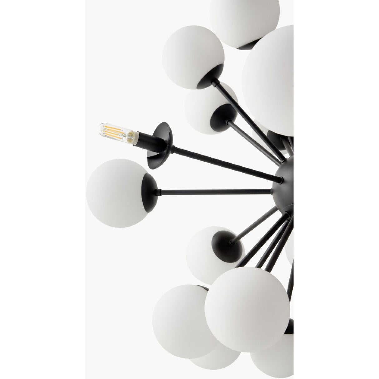 Modern European furniture - Glass Globes 25-Light Chandelier - www.oroa.com | Oroa.com