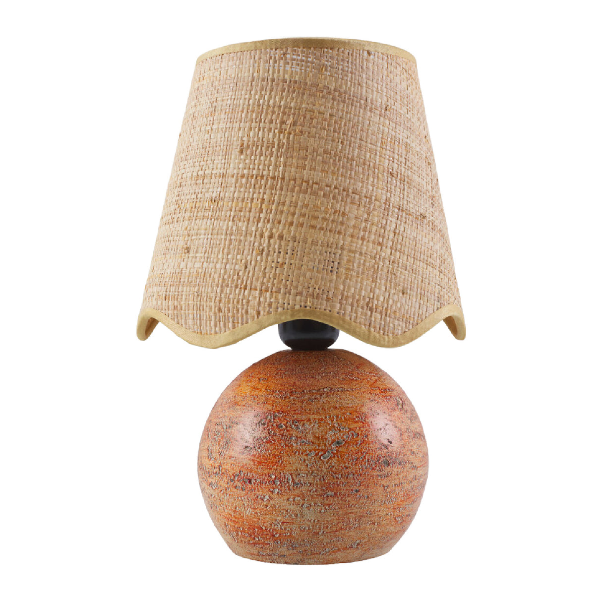 Modern European furniture - Organic Round Base Table Lamp - www.oroa.com | Oroa.com