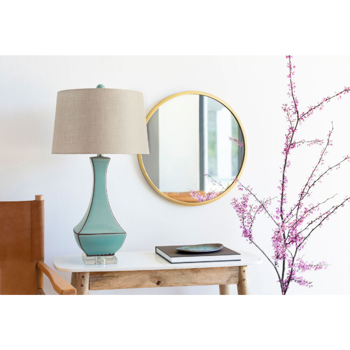Silk-Inspired Shade Table Lamp | Oroa.com