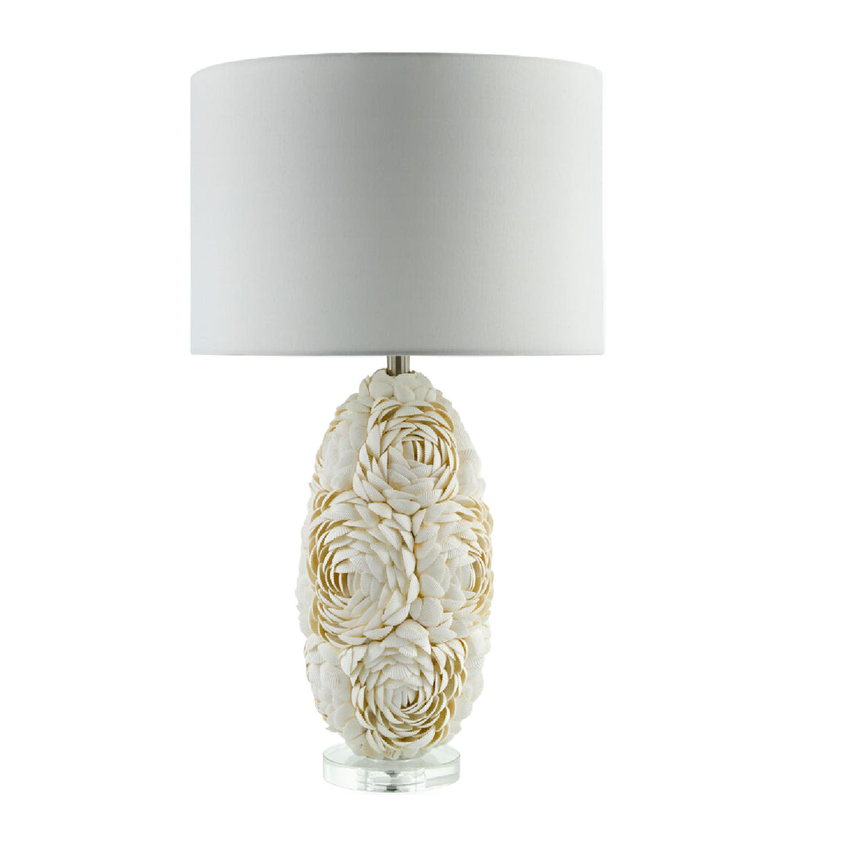 Modern European furniture - White Inlaid Shell Table Lamp - www.oroa.com | Oroa.com