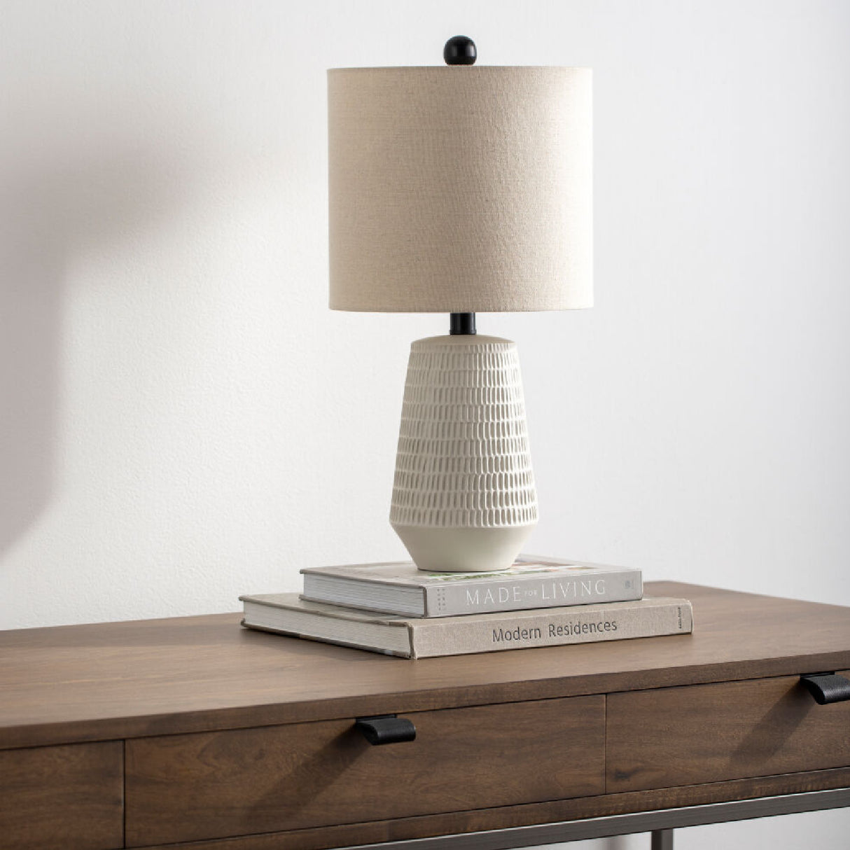 Modern European furniture - Organic-Carved Base Table Lamp - www.oroa.com | Oroa.com
