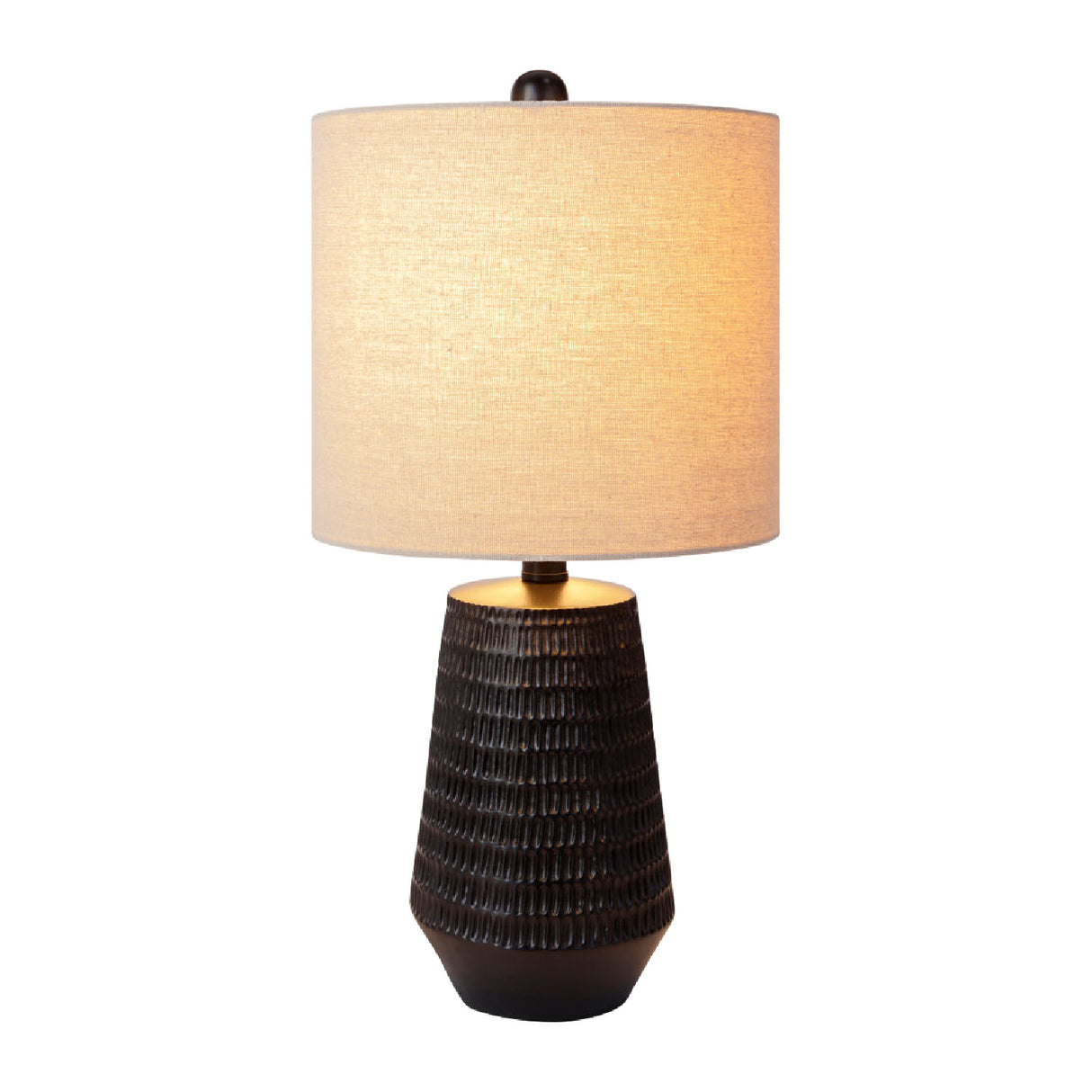 Modern European furniture - Organic-Carved Base Table Lamp - www.oroa.com | Oroa.com