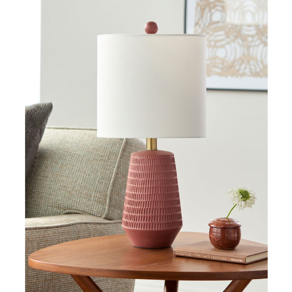 Modern European furniture - Organic-Carved Base Table Lamp - www.oroa.com | Oroa.com