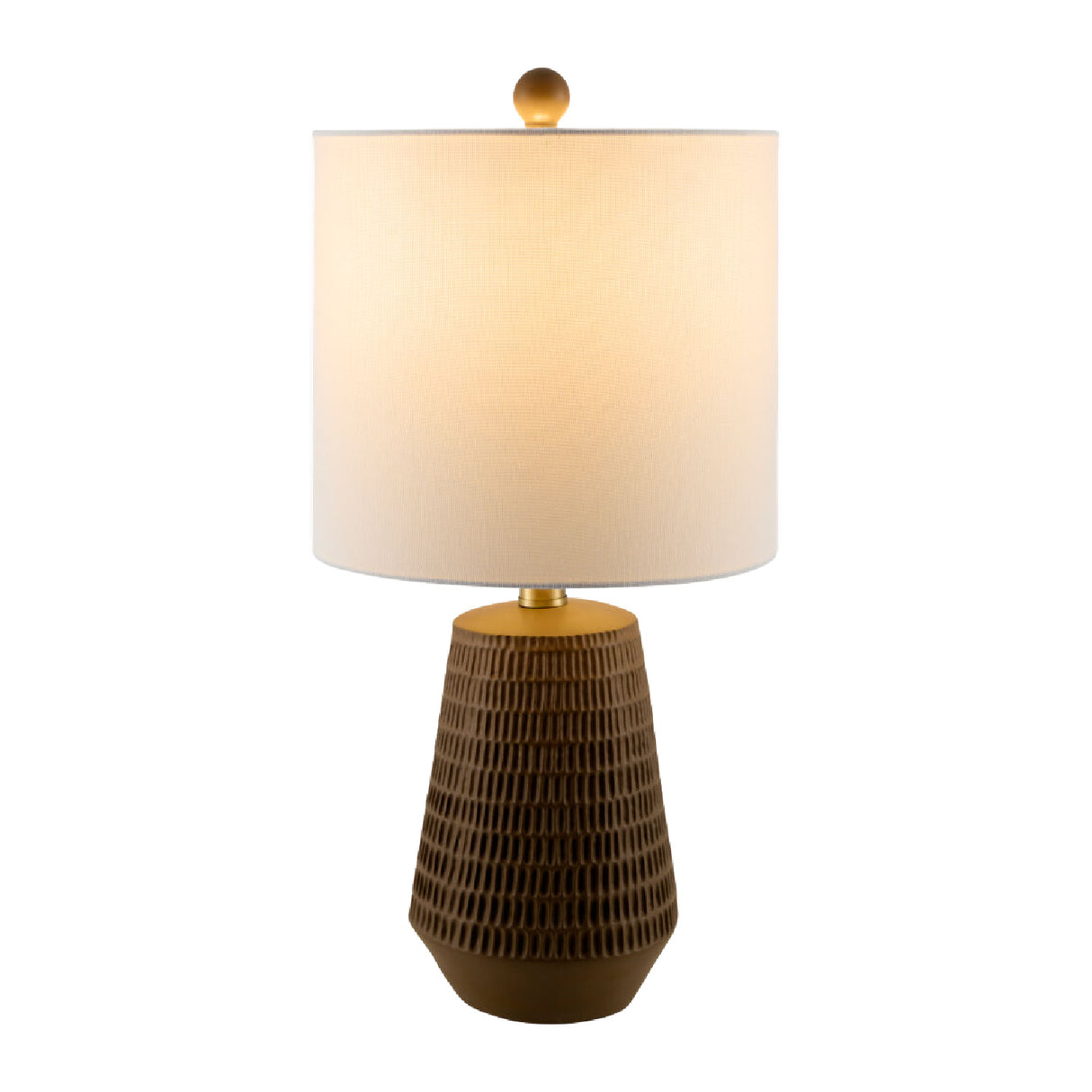 Modern European furniture - Organic-Carved Base Table Lamp - www.oroa.com | Oroa.com