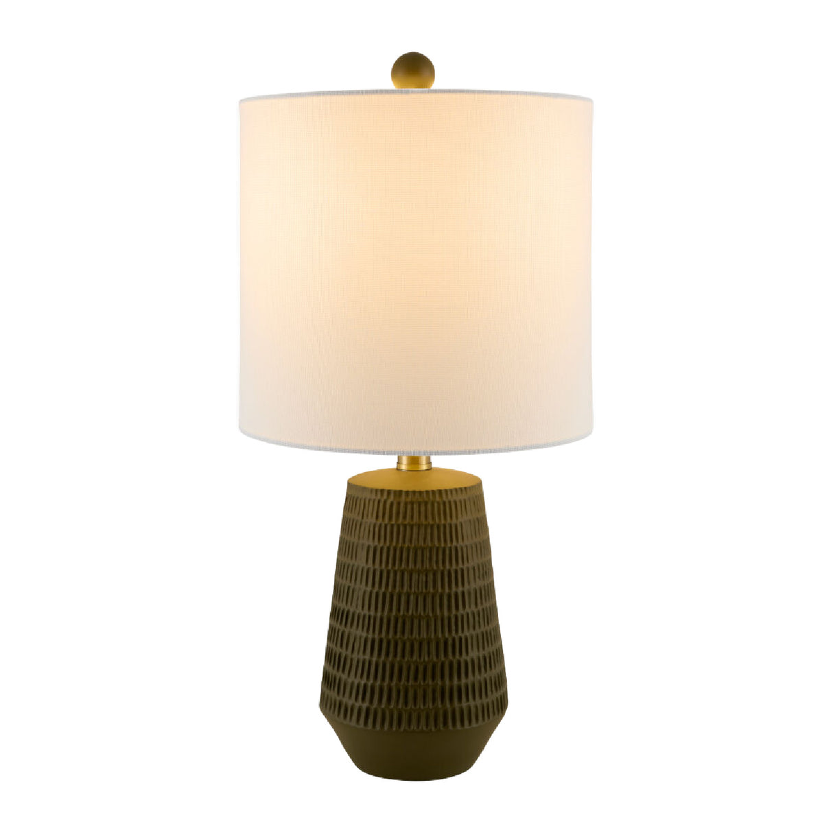 Modern European furniture - Organic-Carved Base Table Lamp - www.oroa.com | Oroa.com