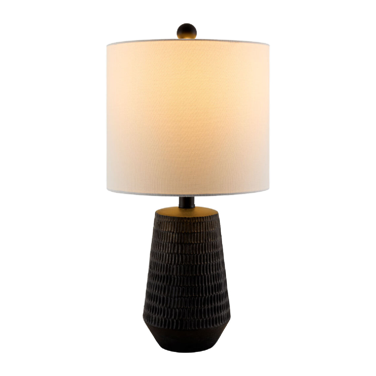 Modern European furniture - Organic-Carved Base Table Lamp - www.oroa.com | Oroa.com