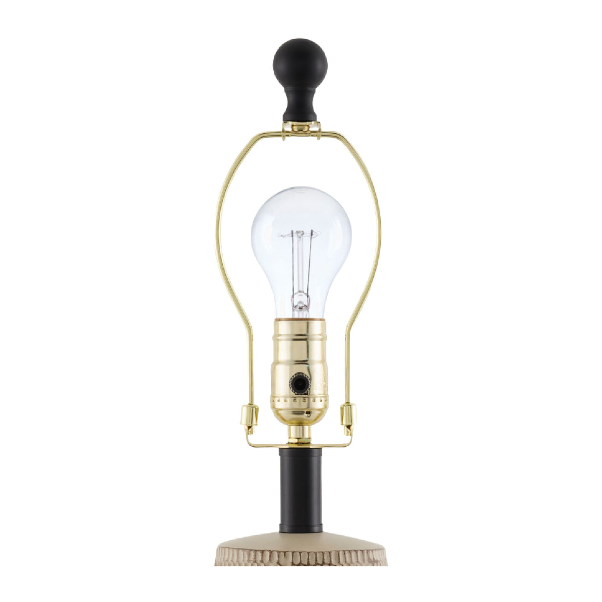 Modern European furniture - Organic-Carved Base Table Lamp - www.oroa.com | Oroa.com