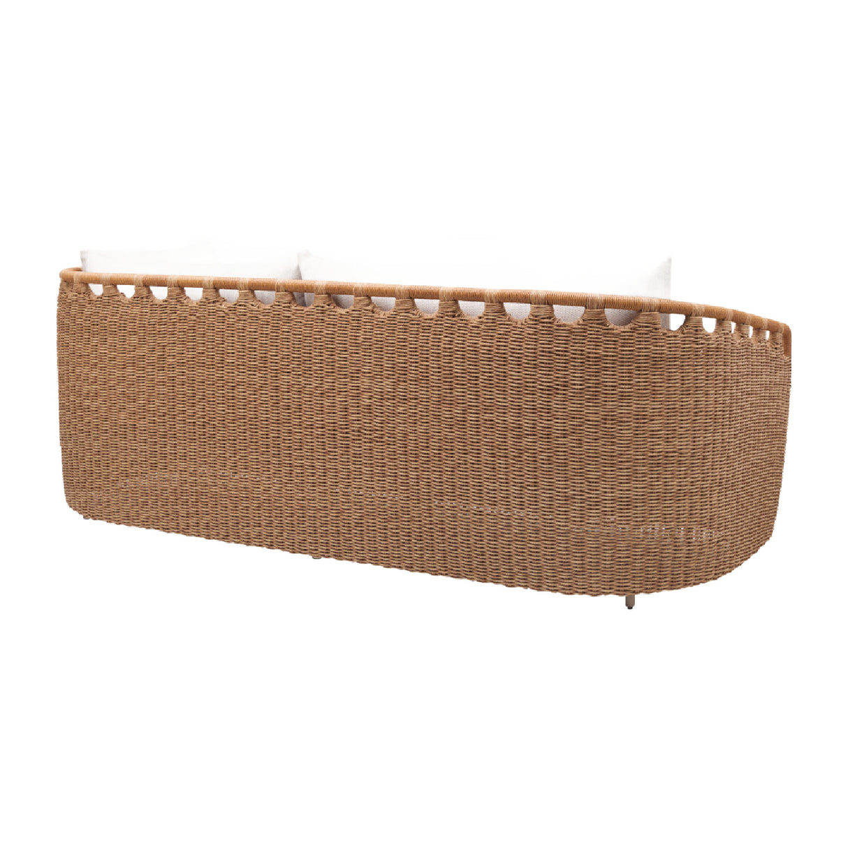 Modern European furniture - Hand-Woven Wicker Outdoor Sectional Sofa - www.oroa.com | Oroa.com