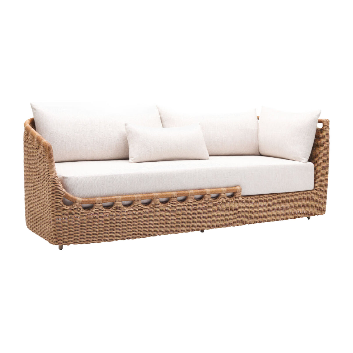Modern European furniture - Hand-Woven Wicker Outdoor Sectional Sofa - www.oroa.com | Oroa.com