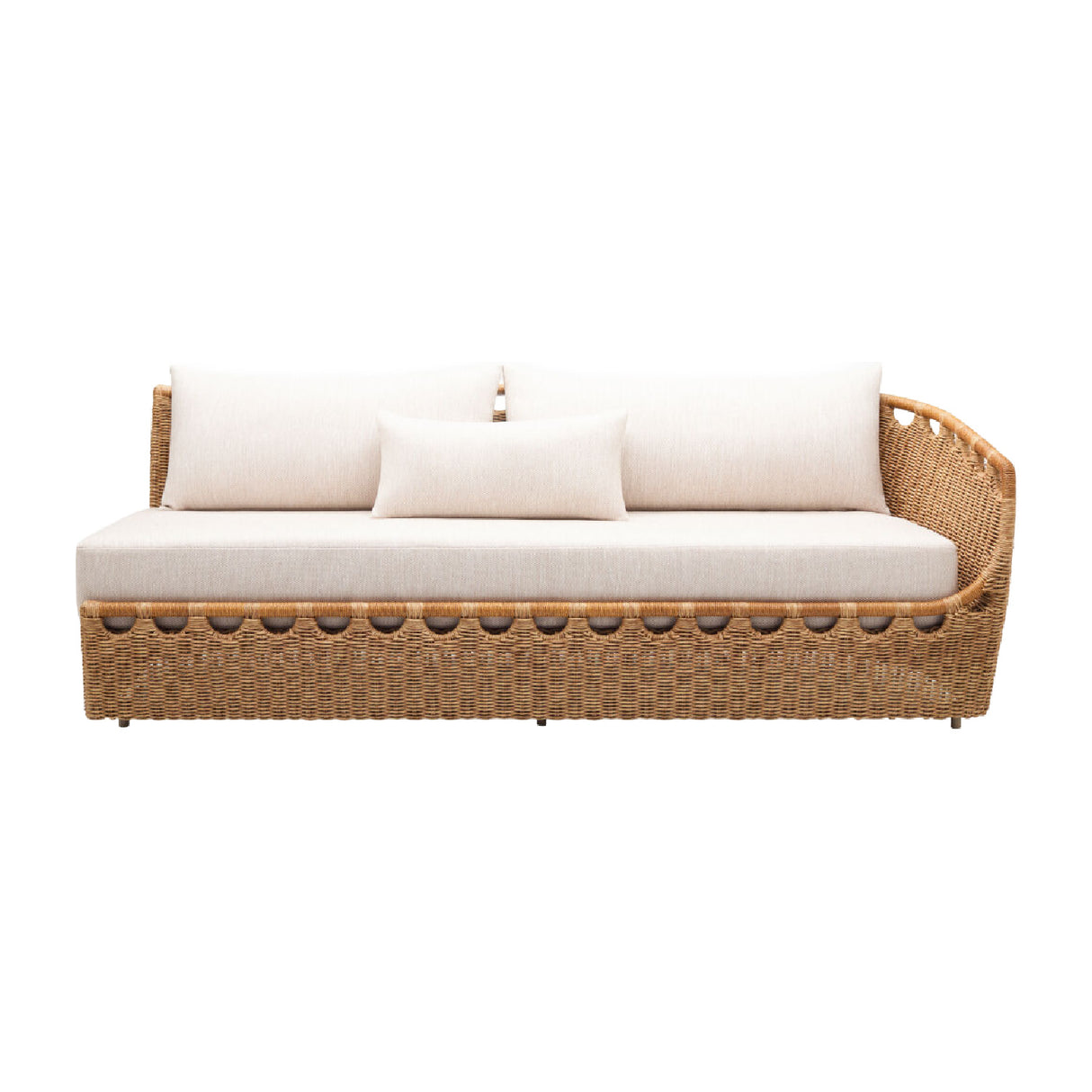 Modern European furniture - Hand-Woven Wicker Outdoor Sectional Sofa - www.oroa.com | Oroa.com