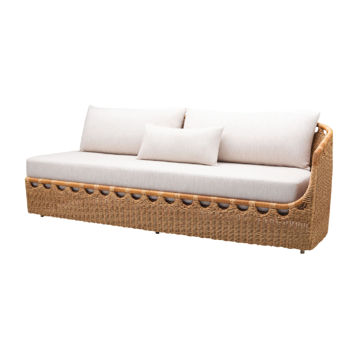 Modern European furniture - Hand-Woven Wicker Outdoor Sectional Sofa - www.oroa.com | Oroa.com