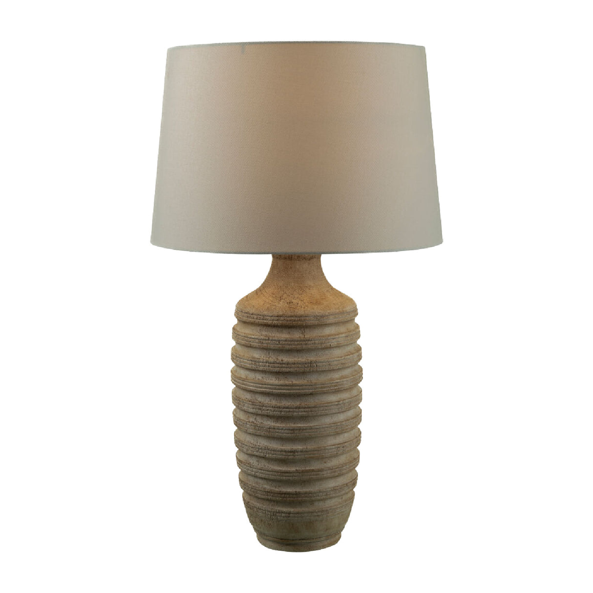 Modern European furniture - Brown Base Linen Table Lamp - www.oroa.com | Oroa.com