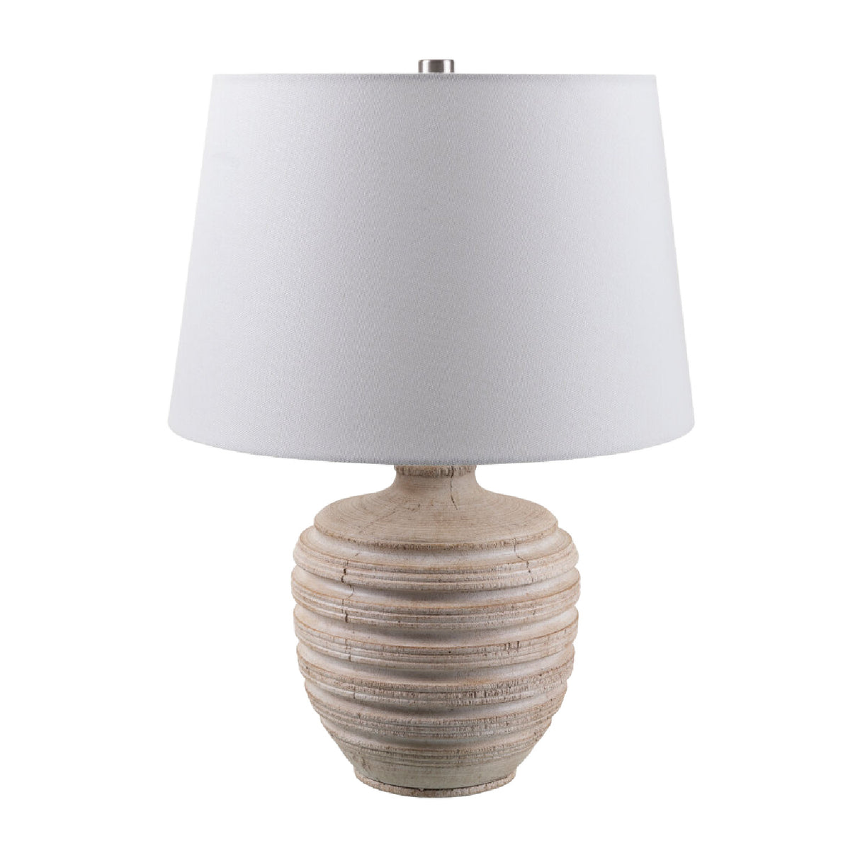 Modern European furniture - Brown Base Linen Table Lamp - www.oroa.com | Oroa.com